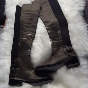 Tory Burch Metallic long boots